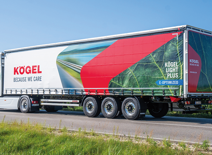 Maßgeschneiderte Lösung für e-Zugmaschinen: der e-optimierte Kögel Light Plus Maßgeschneiderte Lösung für e-Zugmaschinen: der e-optimierte Kögel Light Plus
