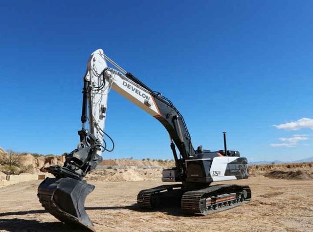 Develon zeigt futuristische Bagger und Baumaschinen Develon zeigt futuristische Bagger und Baumaschinen