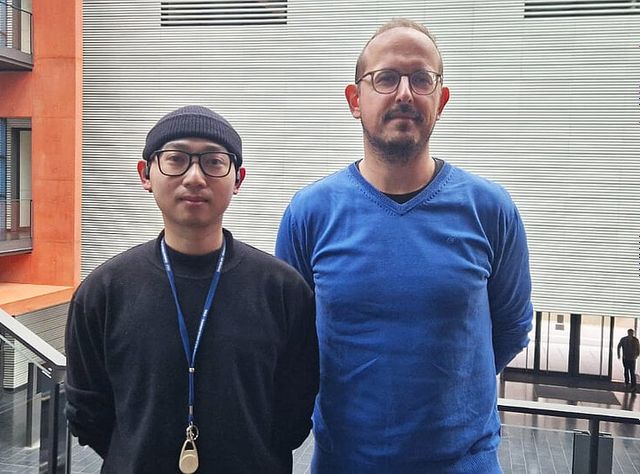Pedro Friedmann Angeli (rechts) zusammen mit Erstautor Zhiyi Chen Das Foto zeigt den Zellbiologen Pedro Friedmann Angeli (rechts) zusammen mit Erstautor Zhiyi Chen.