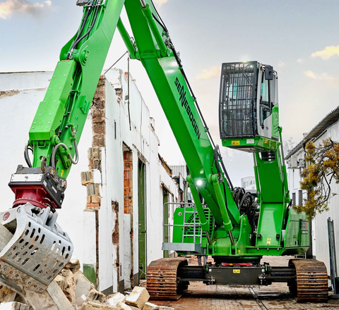 Der neue Sennebogen Abbruchbagger 825 E Demolition