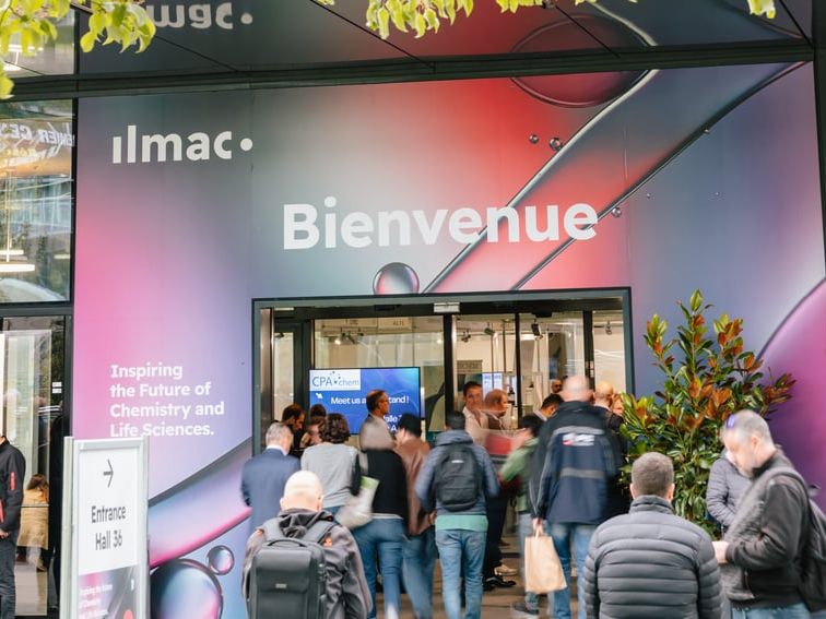 Messe Ilmac Eingang Eingang zur Messe Ilmac in Basel