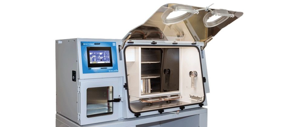 Geschütztes Arbeiten mit Zellkulturen: Werkbank für anaerobe Bedingungen Anaerobenwerkbank Bactron 400HP