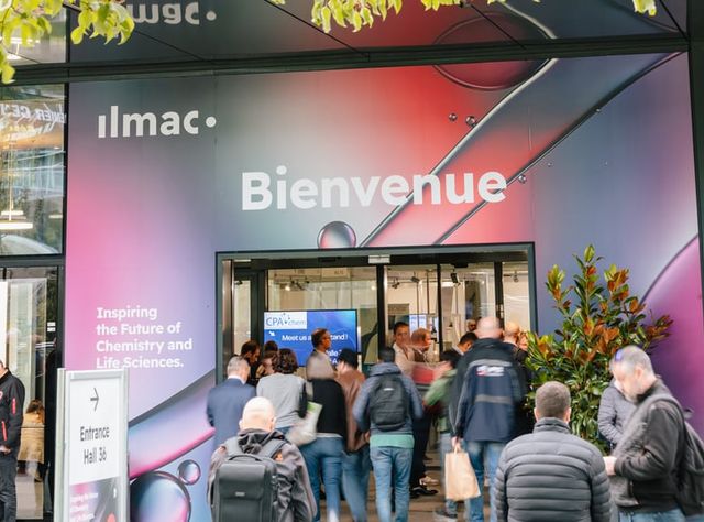 Messe Ilmac Eingang Eingang zur Messe Ilmac in Basel