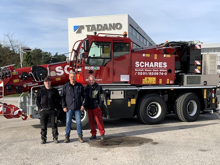 Tadano AC 3.045-1 City: Autokrane Schares baut City-Kran-Flotte aus