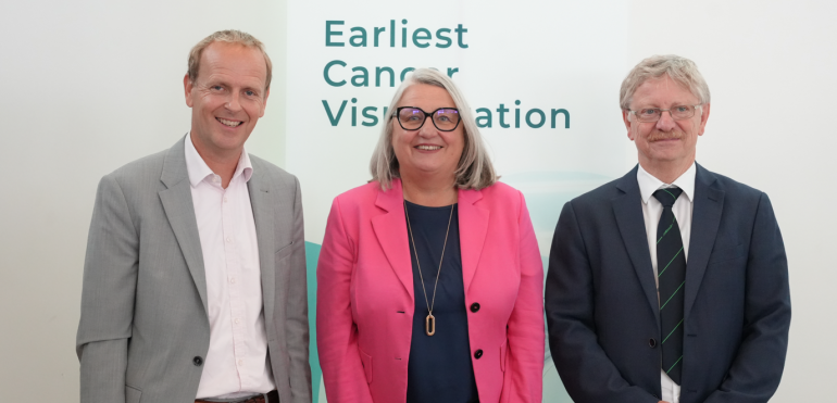 Dr. Stefan Kloth, Dorit Stenke und Prof. Dr. Rainer Herges