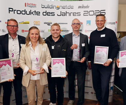 Produkte des Jahres 2026 - Die Gewinner in der Kategorie „Massiv- & Holz-Hybridbau“