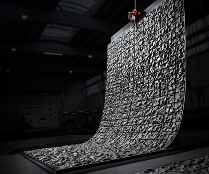 Noe präsentiert innovative Strukturmatrize "Gabion"