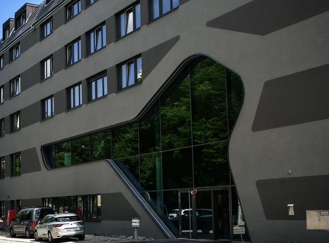 Außenansicht der Jugendherberge - innen Baustoffe von Rigips