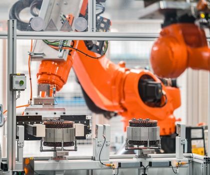 Bosch liefert E-Motoren an Mercedes-Benz – Großauftrag für Elektromobilität Produktionsprozess der E-Motoren bei Bosch
