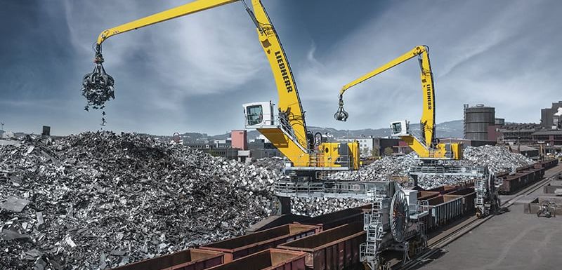Voestalpine setzt auf vier Liebherr Elektro-Umschlagmaschinen Voestalpine setzt auf vier Liebherr Elektro-Umschlagmaschinen