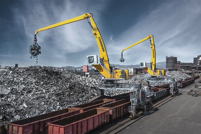 Voestalpine setzt auf vier Liebherr Elektro-Umschlagmaschinen