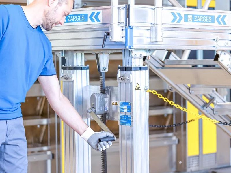 Access flexibility - for safety and efficiency at Zarges