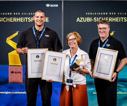 Goldener BGHM-Sicherheitspreis 2026 für Meiller Kipper Goldener BGHM-Sicherheitspreis 2026 für Meiller Kipper