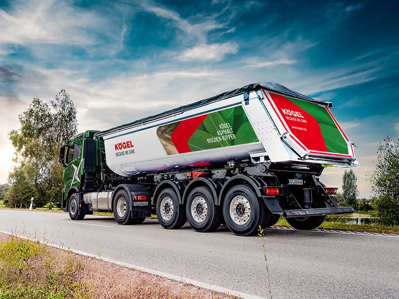 Kögel Trailer präsentierte einen neuen Mulden-Kipper auf der bauma 2025