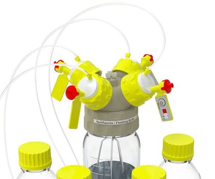 Spülflaschen-Verteiler der Marke "b.safe" Spülflaschen-Verteiler der Marke "b.safe" (Zeichnung)
