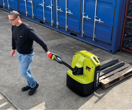 Neuer Clark Niederhubwagen PWio20 mit Lithium-Ionen-Technologie Neuer Clark Niederhubwagen PWio20 mit Lithium-Ionen-Technologie