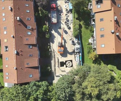Innovative Baugrubensicherung beim Neubau eines Pumpwerks in Germering
