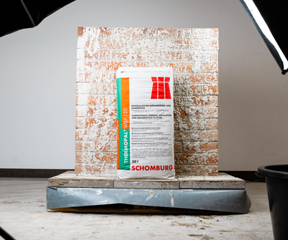 Schomburg erweitert Thermopal-Saniersystem um mineralischen Wärmedämm- und Sanierputz Thermopal-WSP-120 Schomburg erweitert Thermopal-Saniersystem um mineralischen Wärmedämm- und Sanierputz Thermopal-WSP-120
