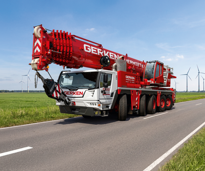 Gerken Krane erweitert Mobilkranflotte mit neuem Liebherr LTM 1150-5.4