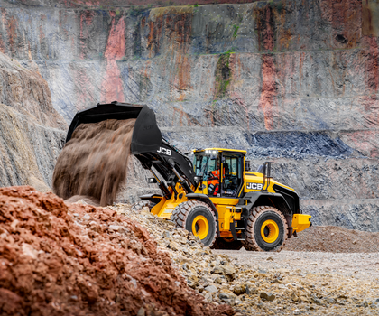 JCB präsentiert auf der Steinbruchmesse Hillhead 2026 neue Großradlader