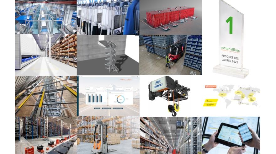 materiafluss Produkte des Jahres 2025 – Die Sieger auf einen Blick