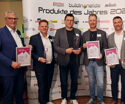 Produkte des Jahres 2026 - Die Gewinner in der Kategorie „Dach & Fassade“