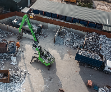 Wie Ashvin Metals mit dem Sennebogen 835 G Hybrid Betriebskosten nachhaltig senkt