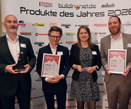 Produkte des Jahres 2026 - Die Gewinner in der Kategorie „Dämmung“