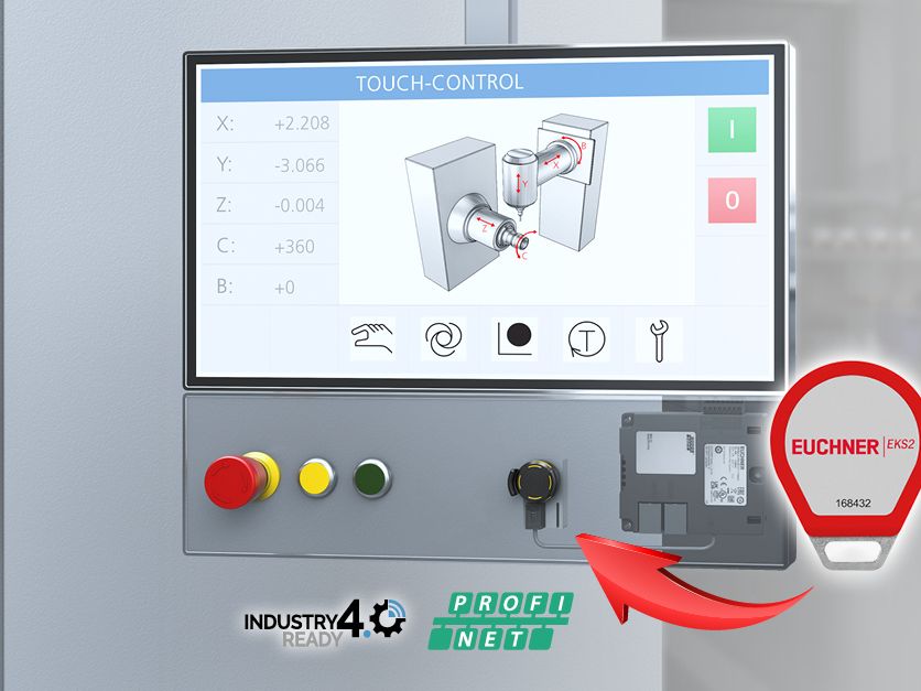 Mit der neuesten Generation seines Electronic-Key-Systems, dem EKS2, können Anwender den Zugang zu Maschinen und deren Funktionen einfach, individuell und manipulationssicher verwalten. Mit der neuesten Generation seines Electronic-Key-Systems, dem EKS2, können Anwender den Zugang zu Maschinen und deren Funktionen einfach, individuell und manipulationssicher verwalten.
