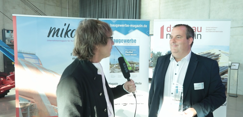 Videointerview - F. X. Meiller auf Platz Eins der Kategorie Nutzfahrzeuge I Krane und Hebebühnen