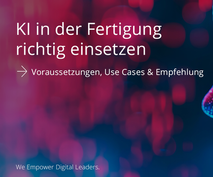 Arvato Systems: The future of production: AI as a driver of digital transformation Arvato Systems: The future of production: AI as a driver of digital transformation