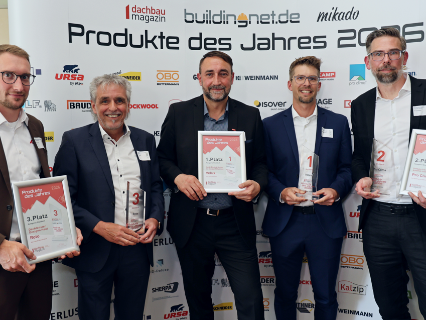 Produkte des Jahres 2026 - Die Gewinner in der Kategorie „Steildach“ Produkte des Jahres 2026 - Die Gewinner in der Kategorie „Steildach“