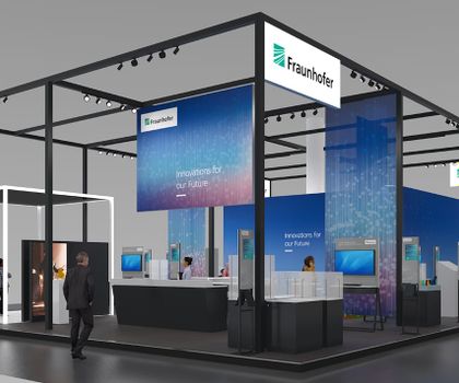 Fraunhofer auf der Hannover Messe 2026: KI, Daten und Materialinnovationen für die Industrie Fraunhofer-Messestand auf der Hannover Messe 2026