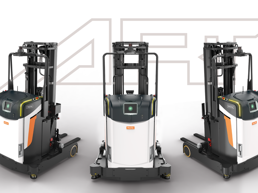 Nominated as product of the year 2025: Mitsubishi Logisnext Europe Oy: Automated reach truck Rocla AGV ART