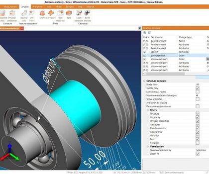 3D-Viewstation: Präzisere Änderungsanalyse durch neuen Strukturvergleich 3D-Viewstation: Präzisere Änderungsanalyse durch neuen Strukturvergleich