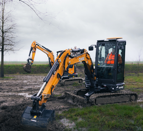 Der neue Case CX38D im GaLaBau Der neue Case CX38D im GaLaBau