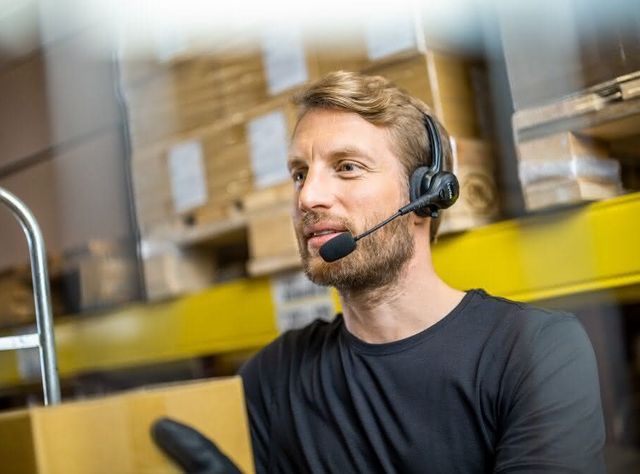 Order picking technology: Pick-by-voice solution with wearable scanners