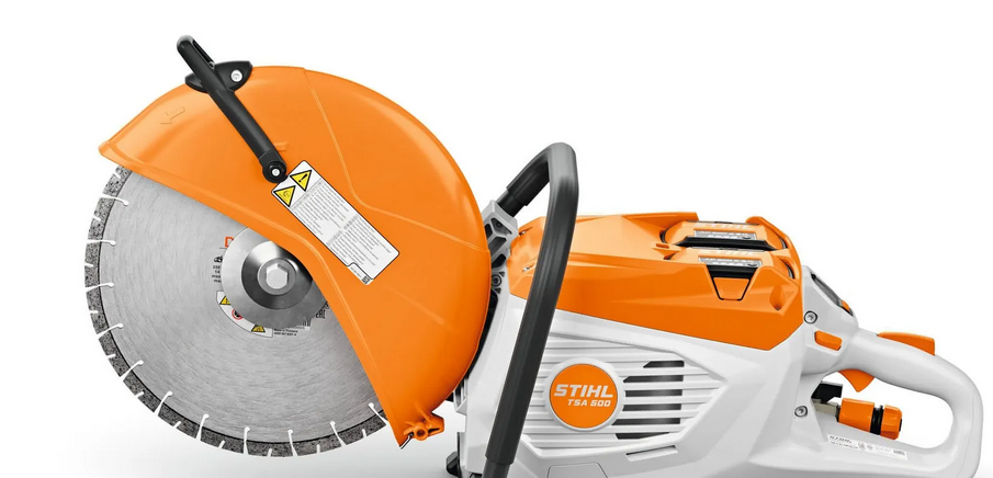 Mit einer mechanischen Leistung von bis zu 4,2 kW ist der Stihl TSA 500 der leistungsstärkste Akku-Trennschleifer im Stihl Portfolio und vergleichbar mit dem Benzin-Pendant TS 500