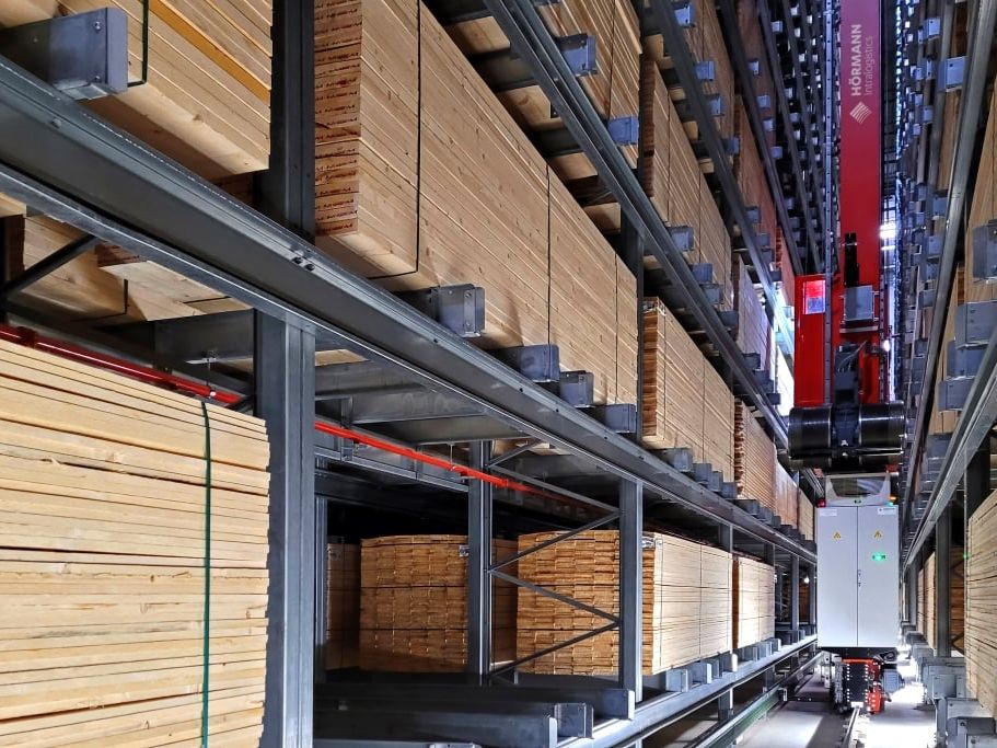 Nominated as project of the year 2025: Hörmann Intralogistics: Automated high-bay warehouse and loading hall Nominated as project of the year 2025: Hörmann Intralogistics: Automated high-bay warehouse and loading hall