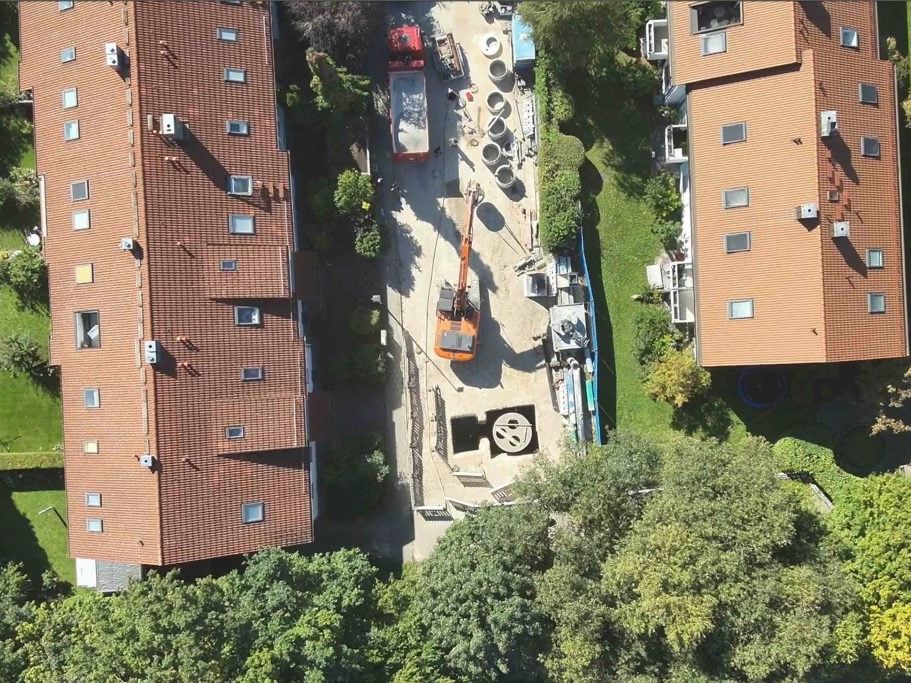 Innovative Baugrubensicherung beim Neubau eines Pumpwerks in Germering