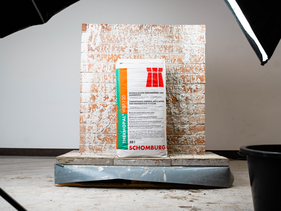 Schomburg erweitert Thermopal-Saniersystem um mineralischen Wärmedämm- und Sanierputz Thermopal-WSP-120 Schomburg erweitert Thermopal-Saniersystem um mineralischen Wärmedämm- und Sanierputz Thermopal-WSP-120