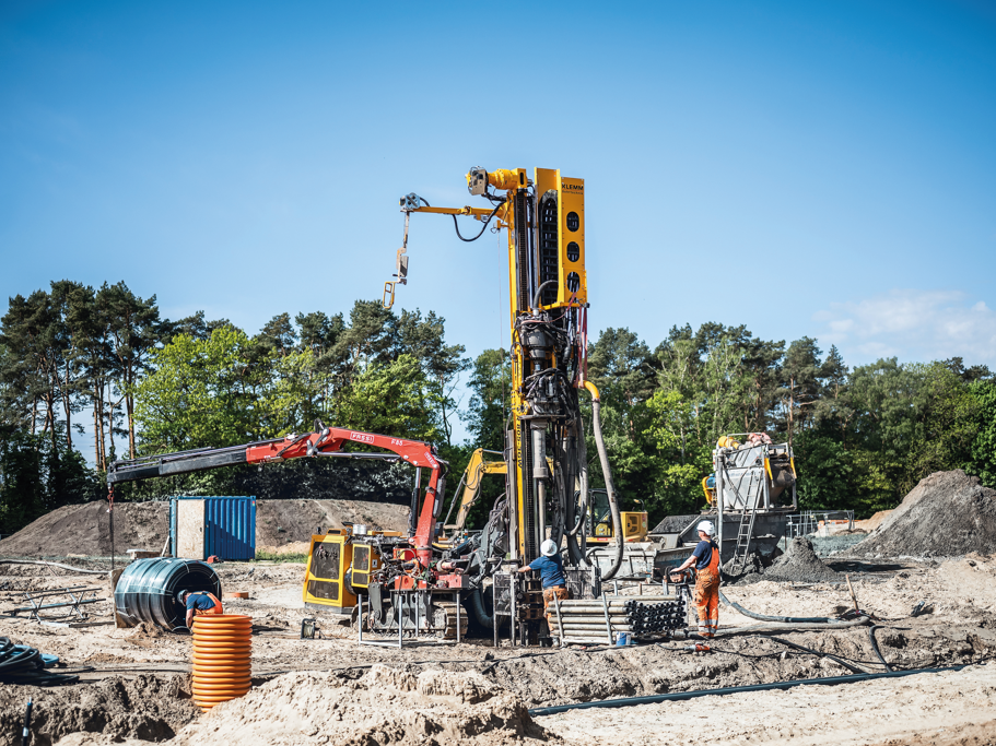 Bauer Resources realisiert tiefes Sondenfeld für nachhaltiges Wohngebiet