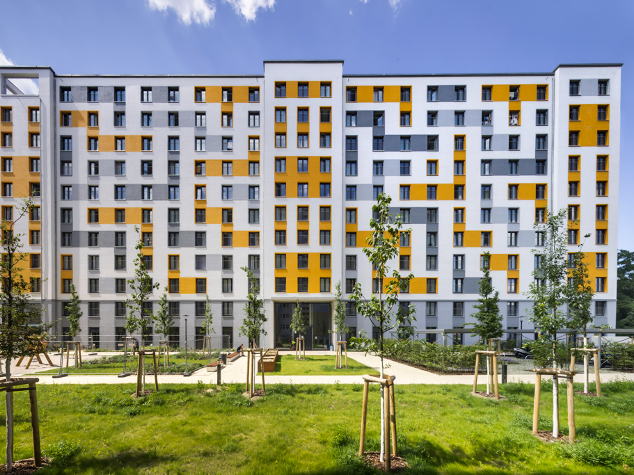 Knauf Warm-Wand im Großprojekt: Wärmedämm-Verbundsystem für Studentenapartments