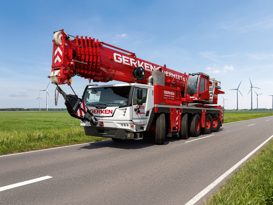 Gerken Krane erweitert Mobilkranflotte mit neuem Liebherr LTM 1150-5.4