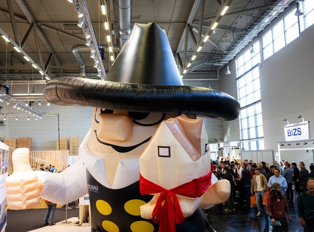 Timmy auf der Messe Dach + Holz 2026 Timmy auf der Messe Dach + Holz 2026