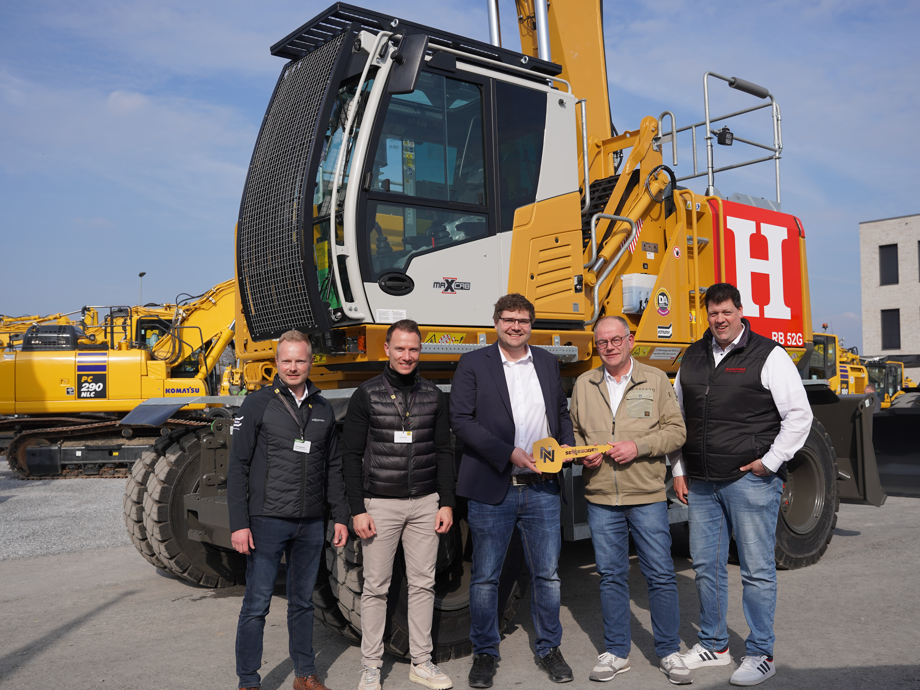 Hagedorn setzt auf elektrischen Fahrantrieb mit dem Sennebogen 735E Electric Drive