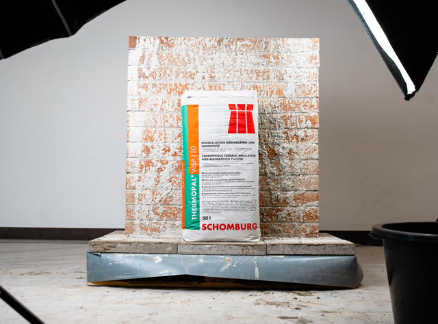 Schomburg erweitert Thermopal-Saniersystem um mineralischen Wärmedämm- und Sanierputz Thermopal-WSP-120