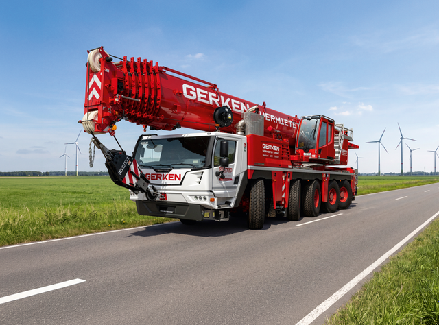 Gerken Krane erweitert Mobilkranflotte mit neuem Liebherr LTM 1150-5.4