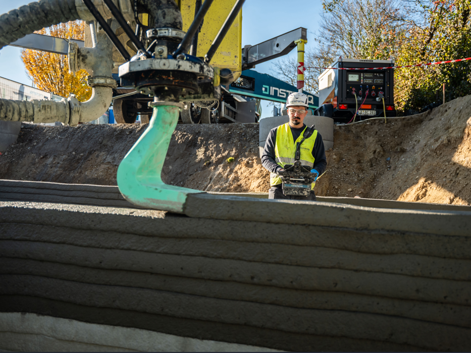 Weltpremiere in Weißenhorn: Erster mobil 3D-gedruckter Keller der Welt