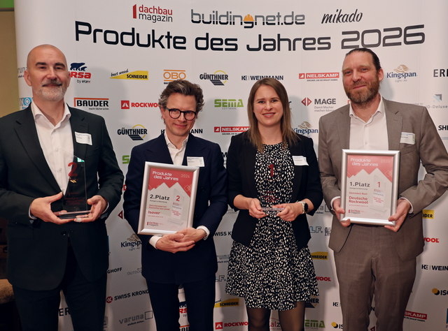 Produkte des Jahres 2026 - Die Gewinner in der Kategorie „Dämmung“ Produkte des Jahres 2026 - Die Gewinner in der Kategorie „Dämmung“